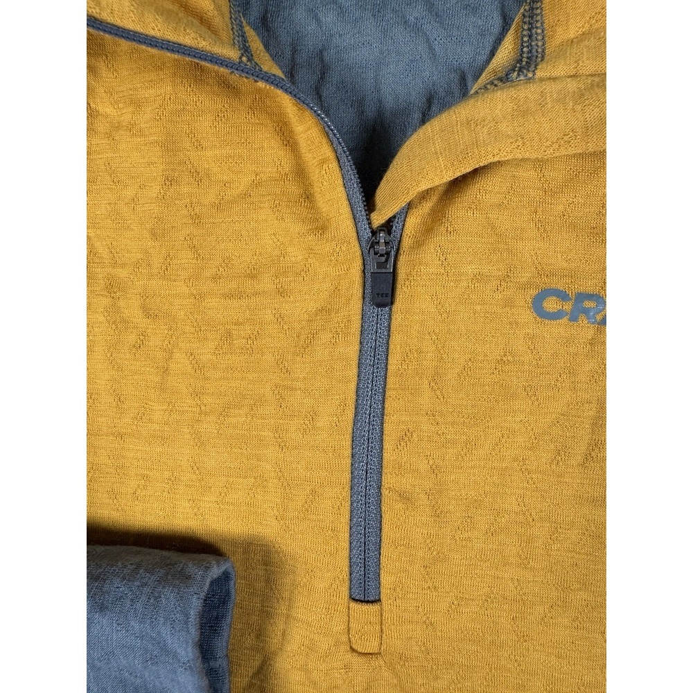 Craft Sportswear Sm. Warm Nordic Wool Comfort 1/4 zip long sleeve Pullover Thumb - Picture 3 of 12